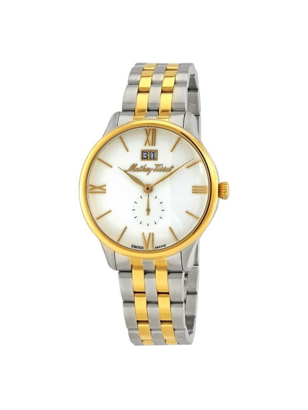 NWT Mathey-Tissot Edmond Metal White Dial Men's Watch